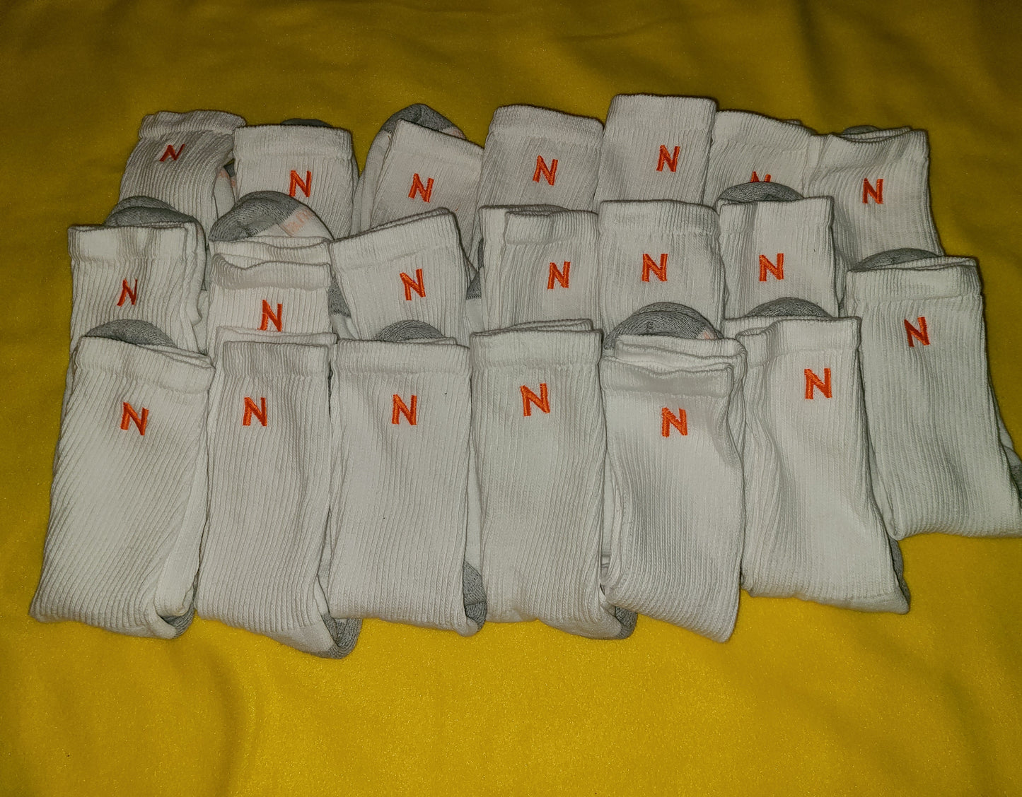 Custom Embroidered Crew Socks