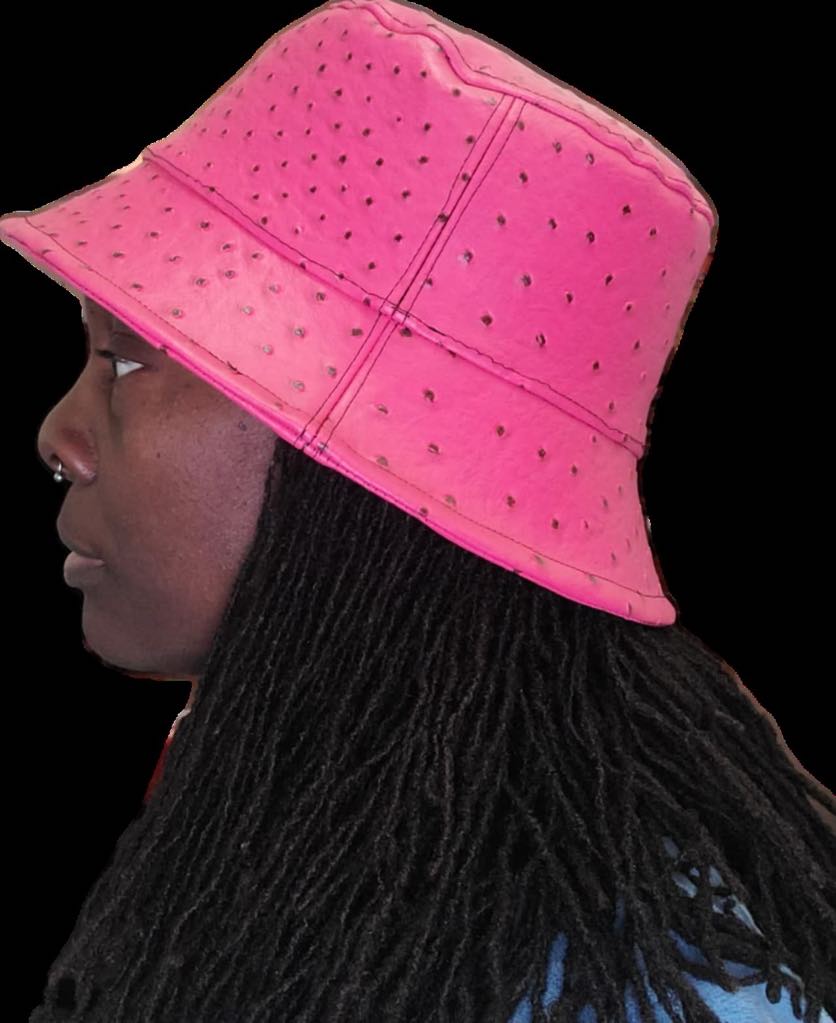 Faux Leather Bucket Hat
