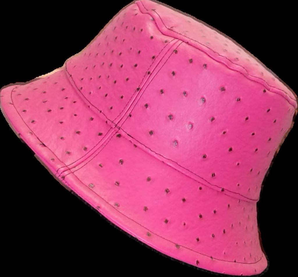 Faux Leather Bucket Hat