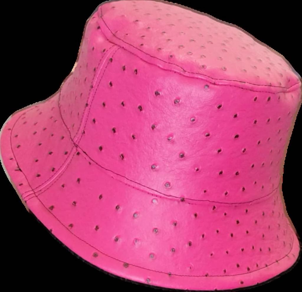 Faux Leather Bucket Hat