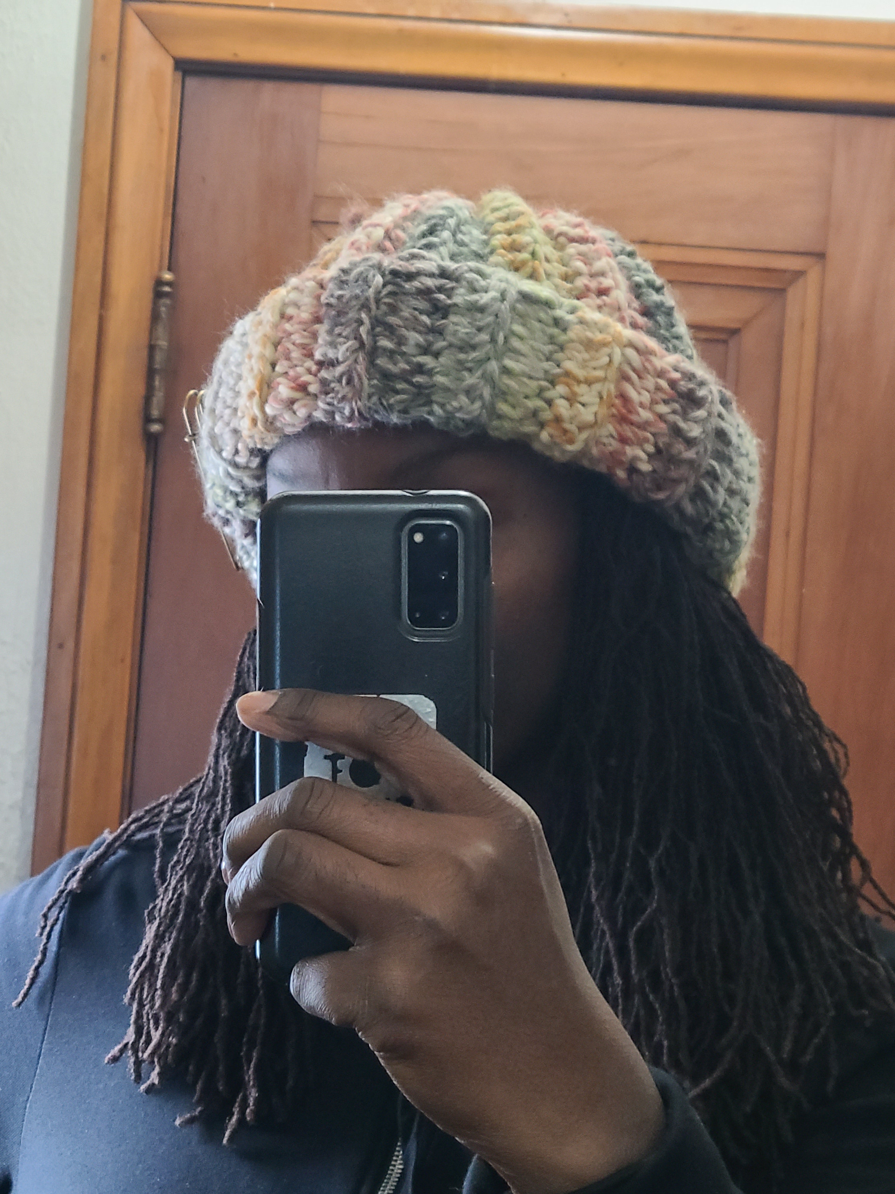 Crocheted Bolo Beanie Hat
