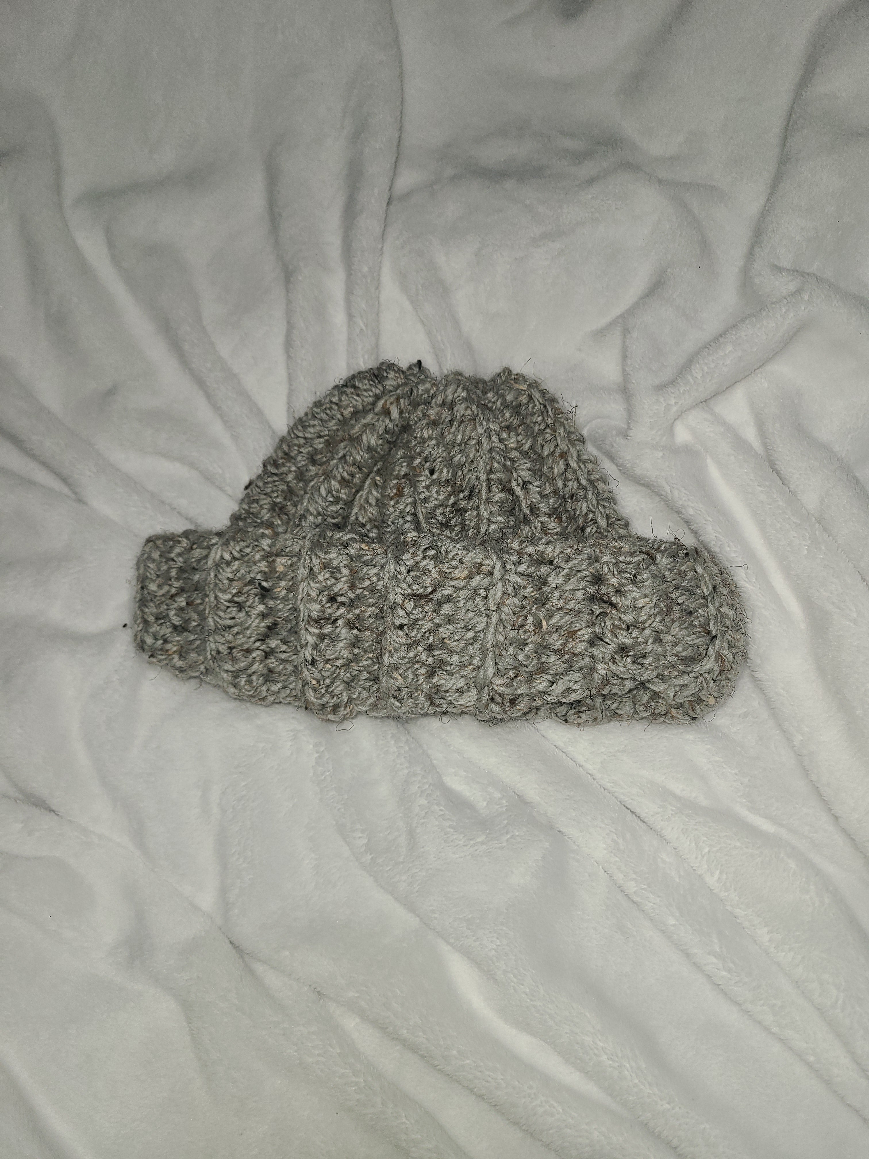 Crocheted Bolo Beanie Hat