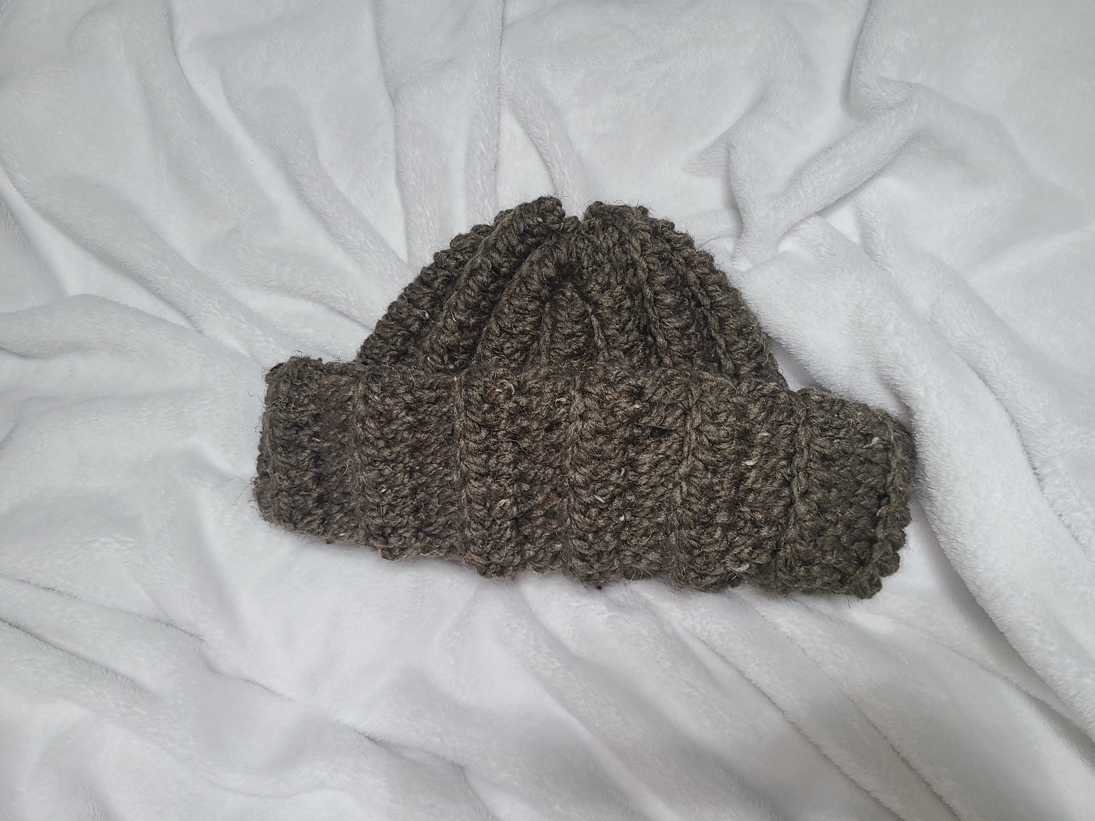 Crocheted Bolo Beanie Hat