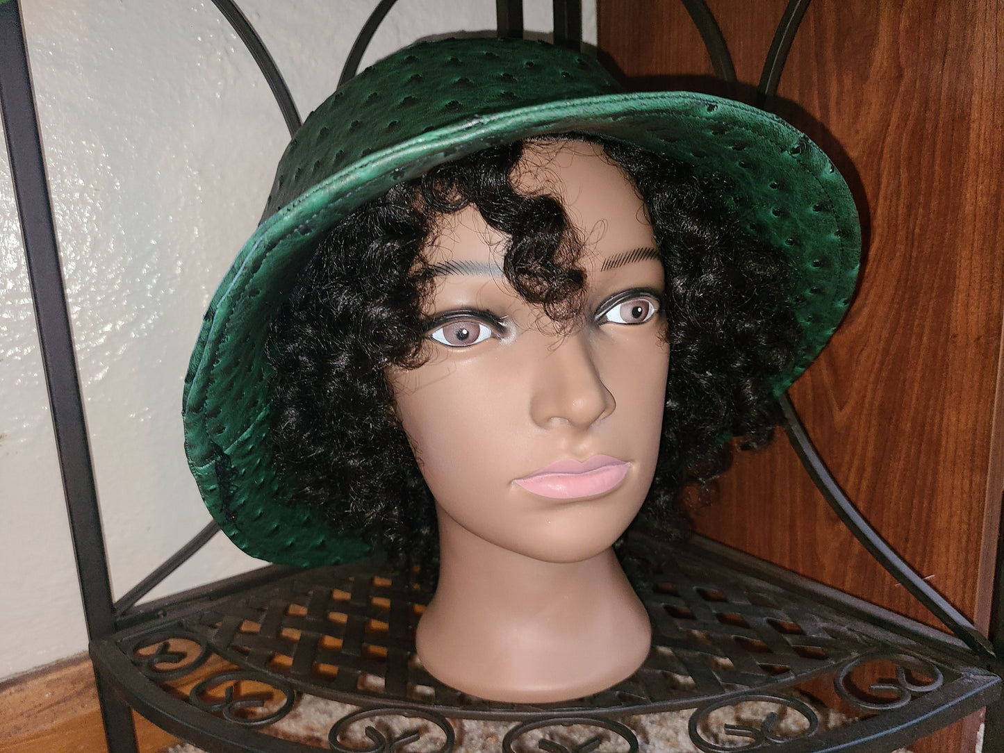 Faux Leather Bucket Hat