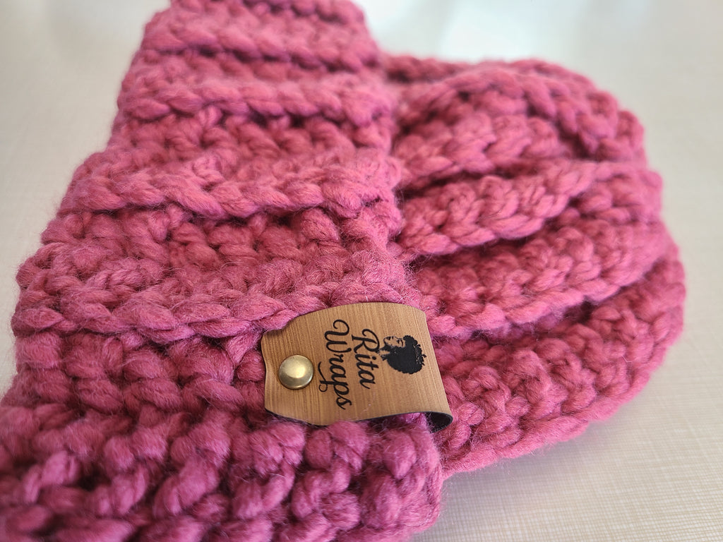 Crocheted Bolo Beanie Hat
