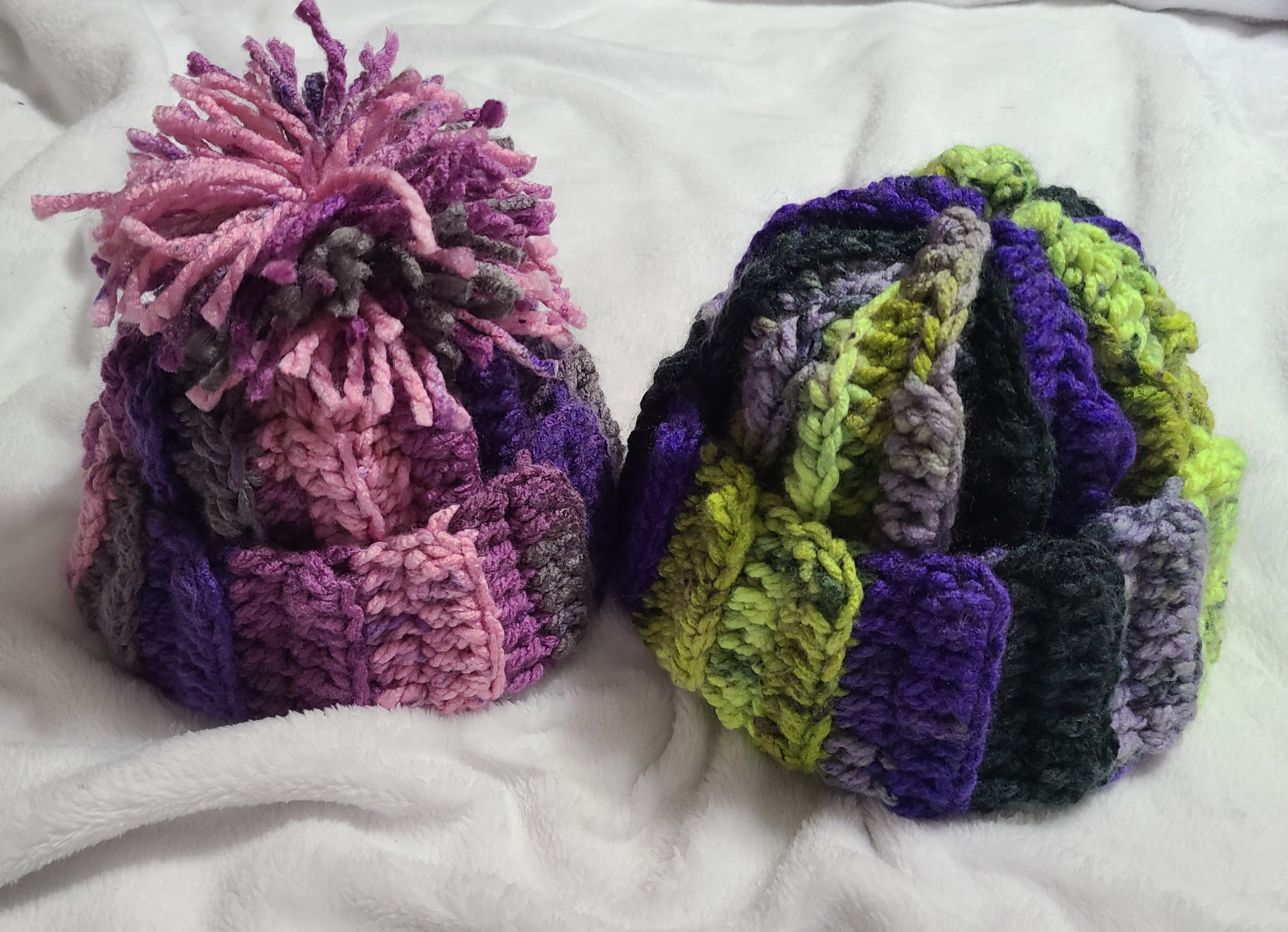 Crocheted Bolo Beanie Hat