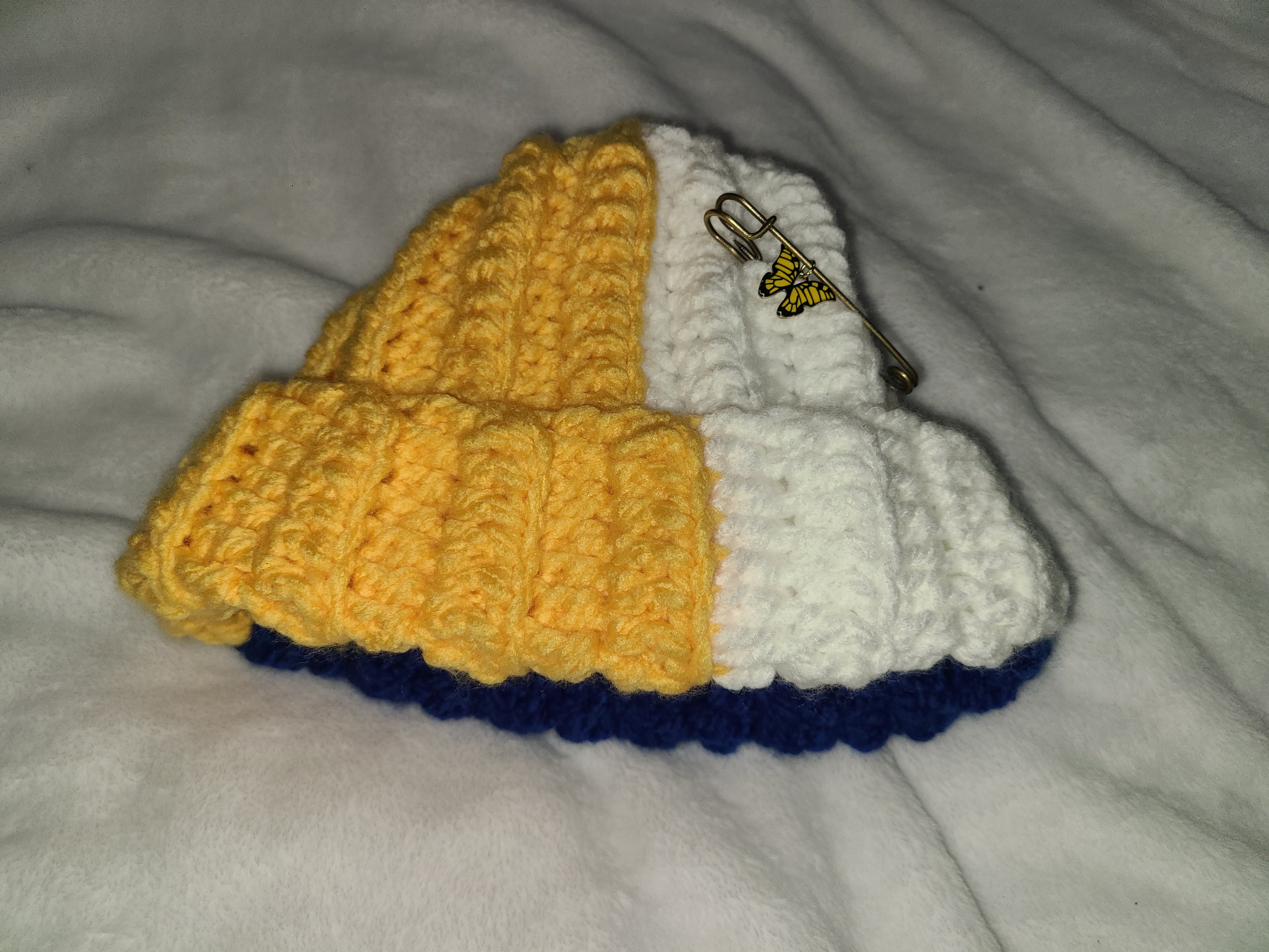 Crocheted Bolo Beanie Hat
