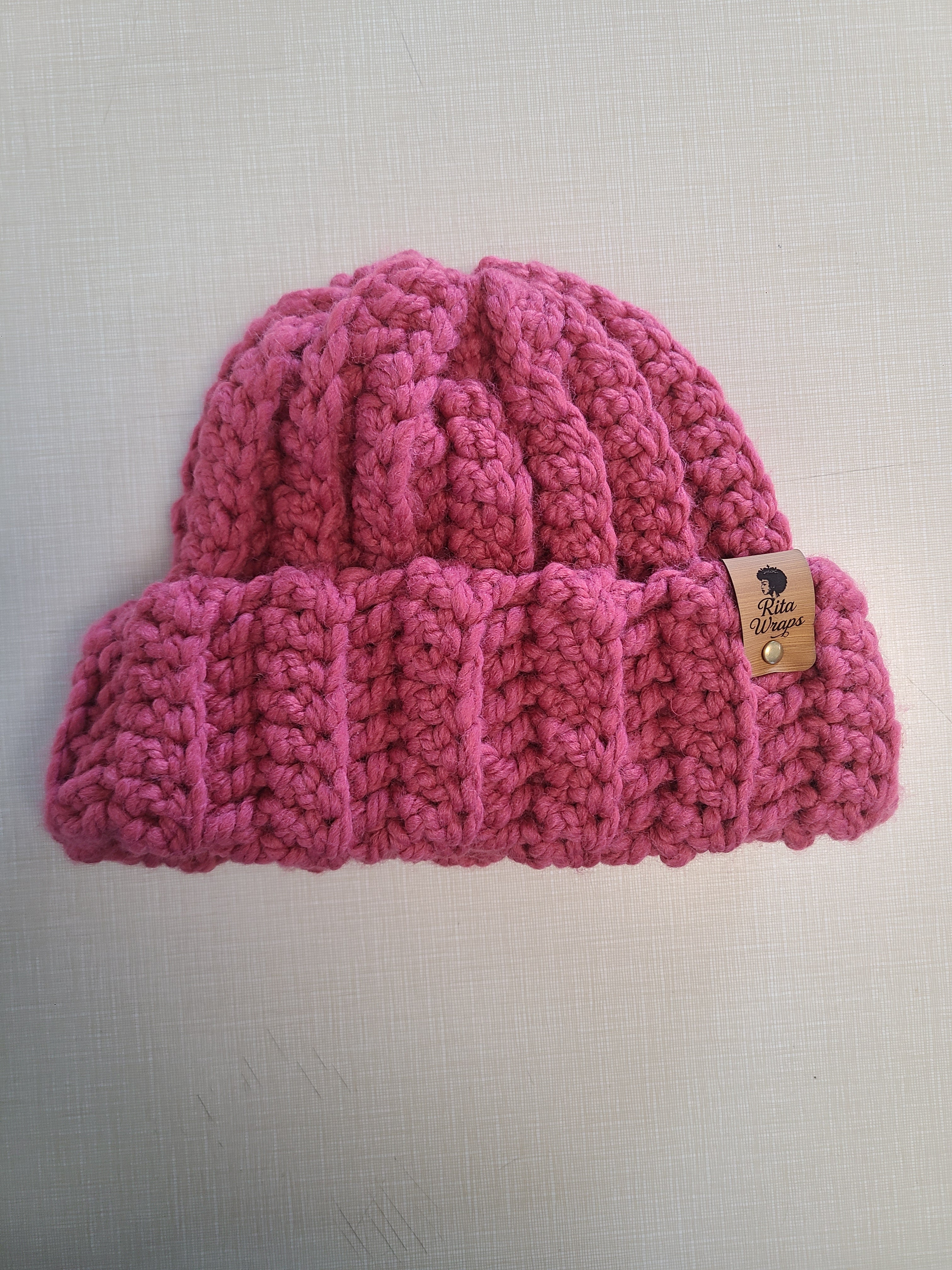 Crocheted Bolo Beanie Hat