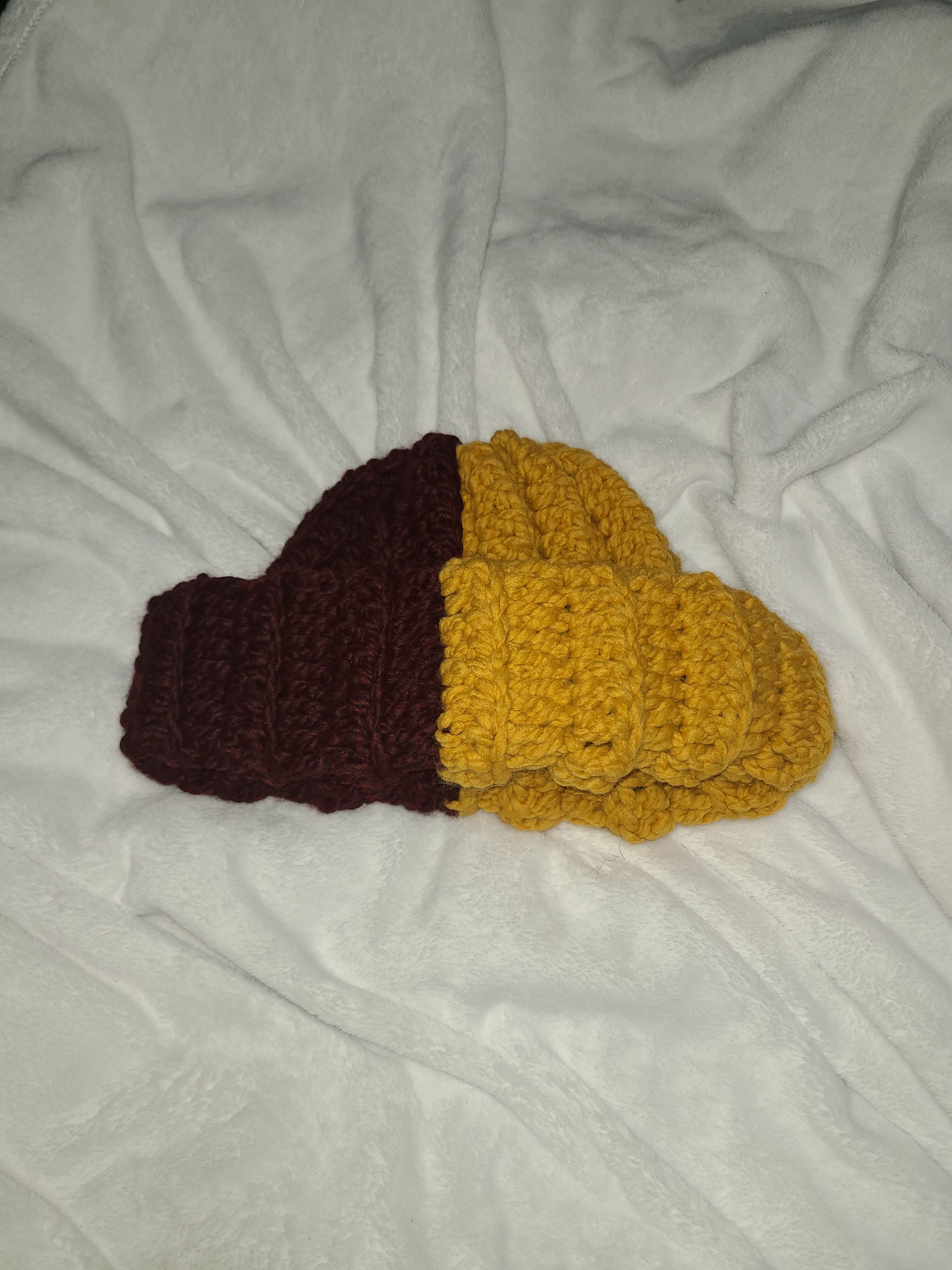 Crocheted Bolo Beanie Hat
